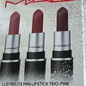 MAC Cosmetics Lustrelite Mini Lipstick Trio - Rich Pink Hues